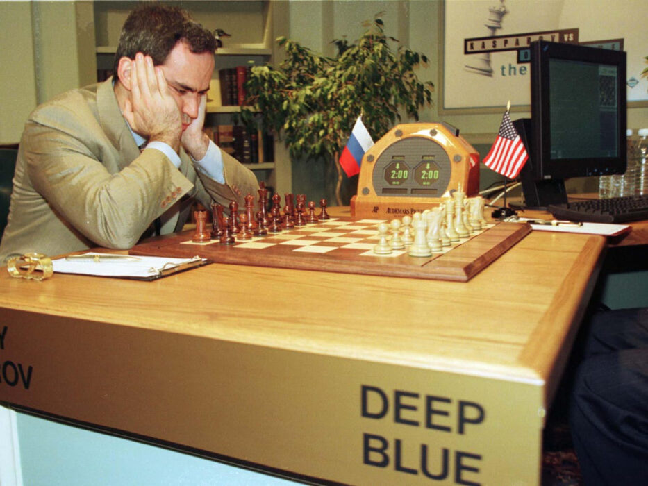 image du match entre Deep Blues et Garry Kasparov